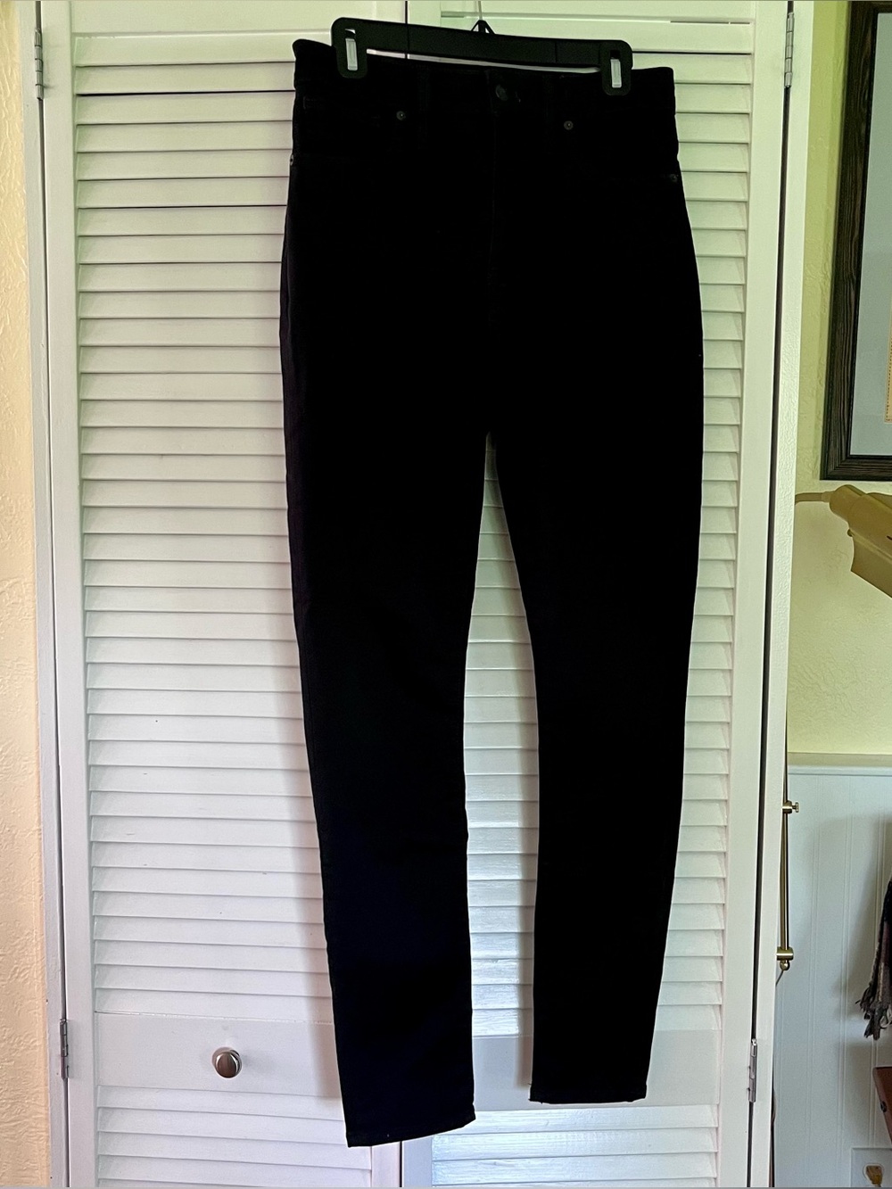Madewell Black Curvy High-Rise Skinny Jeans 28T